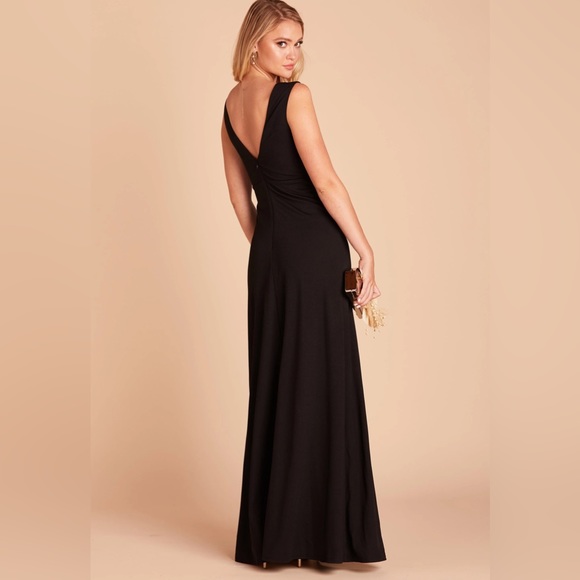 Birdy Grey SHAMIN DRESS CREPE BLACK XXL NEW NWT WEDDING BRIDESMAID - Picture 2 of 4